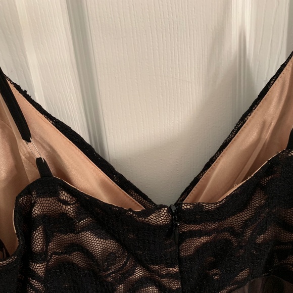 In.Style Lace and Pleated Skirt Cocktail Dress - Picture 4 of 4